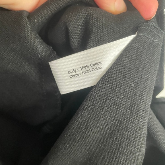 Victoria's Secret PINK Canvas Tote Bag Black Rainbow Logo‎ Large Duffel Travel - Picture 6 of 10